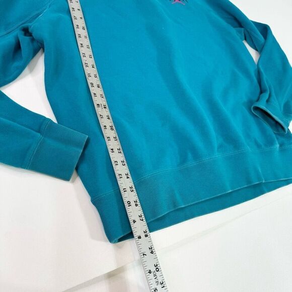 Jordan Sweater women’s XL Teal crewneck retro Long-Sleeve Pullover jumpman - Picture 5 of 10